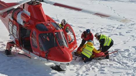 Tommy Ford wurde per Hubschrauber abtransportiert