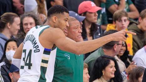 Giannis Antetokounmpo spielt noch für die Milwaukee Bucks