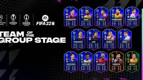 Das Team of the Group Stage basiert auf realen Leistungen der Spieler