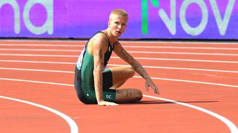 Robert Farken war eigentlich gut unterwegs - und kam dann zu Fall