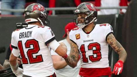 Mike Evans (r.) ist eine von vielen spannenden Optionen für Tom Brady