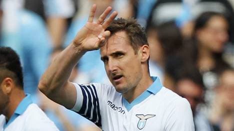Miroslav Klose Lazio Rom v AC Chievo Verona - Serie A