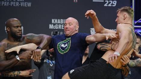 Dana White (M.) wollte UFC 249 unbedingt abhalten