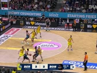 Spiel Highlights zu ALBA BERLIN - Telekom Baskets Bonn