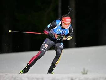 Deutscher Biathlet setzt Zeichen