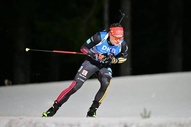 Deutscher Biathlet setzt Zeichen