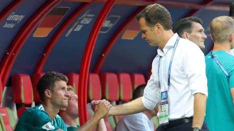 DFB-Direktor Oliver Bierhoff spricht im Dortmunder Fußballmuseum über Thomas Müller