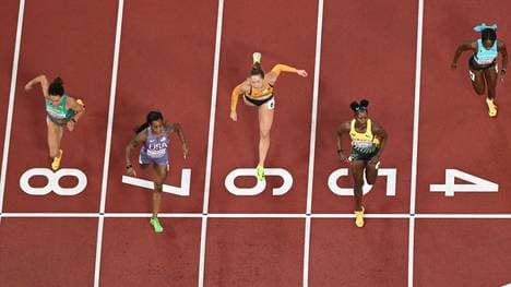 Weiter als Vierte: Gina Lückenkemper (M.)