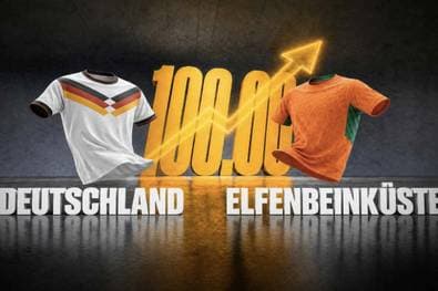 WM-HAMMER BEI BWIN: Quote 100,00! So kassierst du für einen Sieg von Deutschland gegen die Elfenbeinküste!