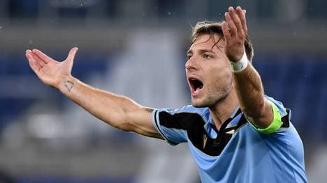 Ciro Immobile trifft mit Lazio Rom im Champions-League-Achtelfinale auf den FC Bayern