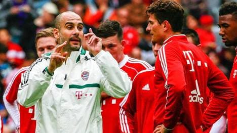 Beim FC Bayern kreuzten sich die Wege von Ex-Coach Pep Guardiola und Mario Gomez nur kurz