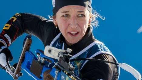 Franziska Preuß bei den Winterspielen in Italien