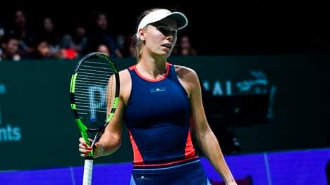 Caroline Wozniacki hat zum Aiuftakt der WTA-Finals eine krachende Niederlage kassiert