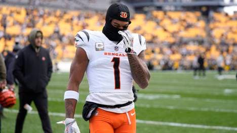 Ja’Marr Chase von den Cincinnati Bengals leistete sich gegen die Pittsburgh Steelers einen Aussetzer