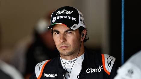 Der Mexikaner Sergio Perez ist nach einem Tweet seinses Sponsors stinksauer