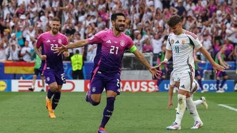 Ilkay Gündogan erhöhte für Deutschland gegen Ungarn auf 2:0