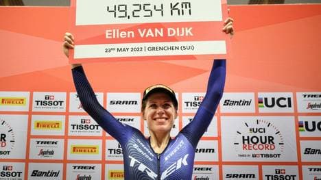 Bahnrad: Ellen van Dijk bricht Stundenweltrekord