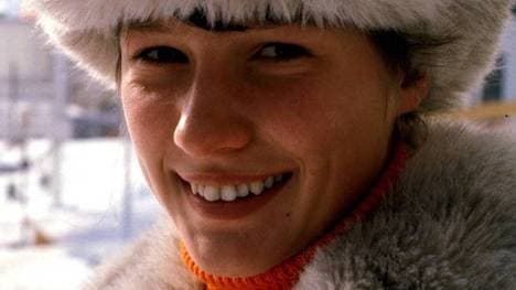 Karin Enke bei den Olympische Winterspielen 1980 in Lake Placid