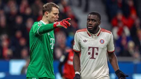 Torwart Manuel Neuer und Dayot Upamecano arbeiten am Comeback