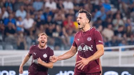 Haris Tabakovic erzielt für Salzburg einen lupenreinen Hattrick