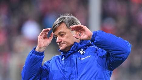 Trainer Ramon Berndroth muss mit Darmstadt gegen die Bayern ran