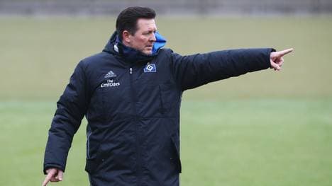 Christian Titz soll den Hamburger SV vor dem Abstieg retten