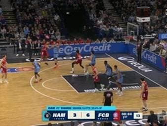 Spiel Highlights zu Veolia Towers Hamburg - FC Bayern München Basketball