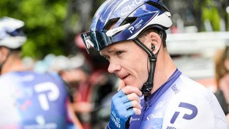 Schwer gestürzt: Chris Froome