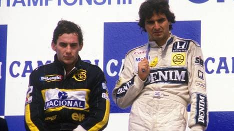 Nelson Piquet (r.) und Ayrton Senna waren Intimfeinde