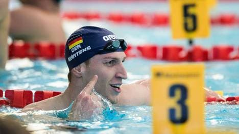 Märtens wird bei der WM auf drei Einzelstrecken starten