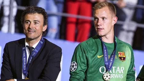 Luis Enrique und Marc-Andre ter Stegen