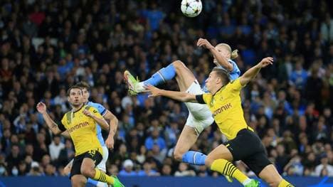 Akrobatisch zum Siegtreffer: Erling Haaland