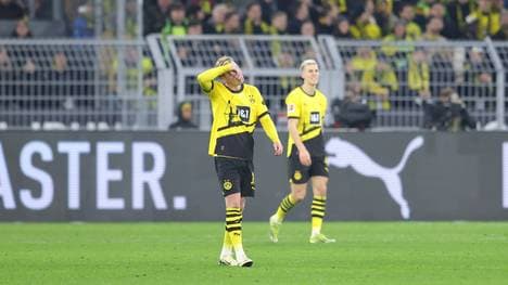 Der BVB war nach der Niederlage enttäuscht