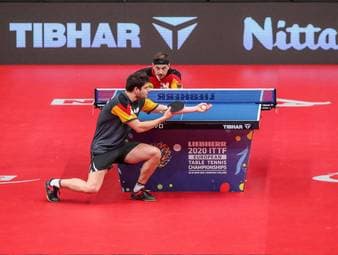 Der deutsche Tischtennis-Star Dimitrij Ovtcharov äußert sich vor der anstehenden Heim-EM in München über seine Vorfreude, Erwartungen und Vorbereitung. In Kiew geboren, in Russland Tischtennis gespielt, gibt er ein Statement zum russischen Angriffskrieg. 