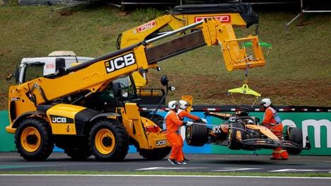 McLaren am Haken: Oscar Piastri schied aus