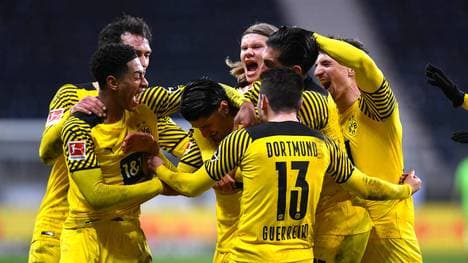 Der BVB feierte einen späten Sieg gegen Eintracht Frankfurt