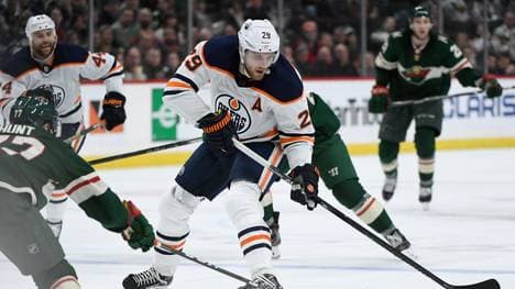 Leon Draisaitl erzielte gegen Minnesota einen Treffer