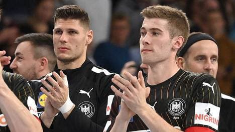 Sebastian Heymann (l.) und Tim Nothdurft wechseln zu den Rhein-Neckar Löwen