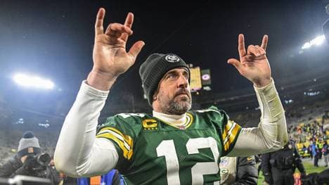 Die Green Bay Packers um Quarterback Aaron Rodgers gewannen gegen die Los Angeles Rams