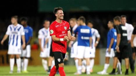 Giuseppe Ricciardi traf gegen den KSC zwei Mal vom Punkt