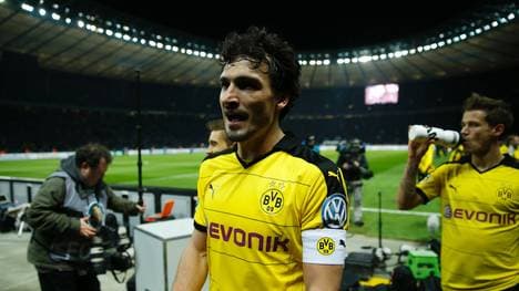 Mats Hummels wird die Borussia im Pokalfinale gegen Bayern aufs Feld führen