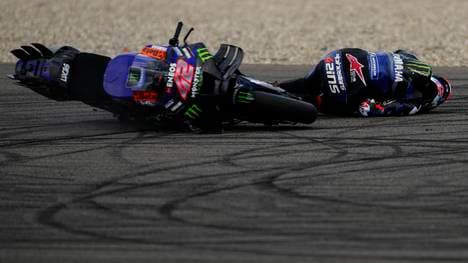 Alex Rins stürzte in Assen schwer