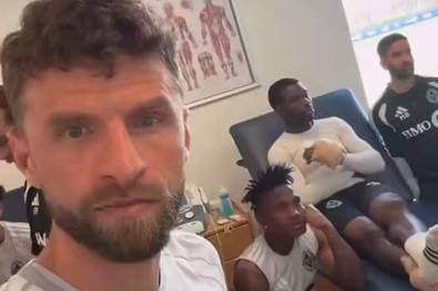 So fieberte Müller mit Bayern mit