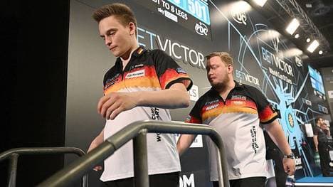 Ricardo Pietreczko (v.) und Martin Schindler sind bei der Players Championship 18 in der dritten Runde ausgeschieden