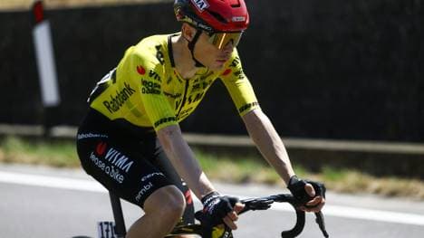 Jonas Vingegaard lässt die Muskeln spielen