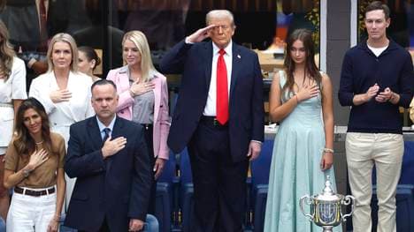 Donald Trump bei den US Open