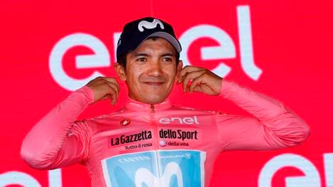 Richard Carapaz steht beim Giro d'Italia vor dem Gesamtsieg