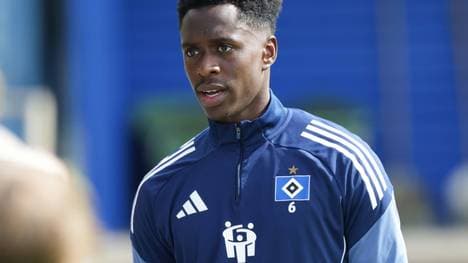 Albert Sambi Lokonga gab sein HSV-Debüt