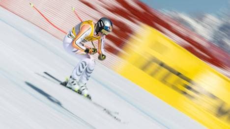 Emma Aicher bei der WM-Abfahrt