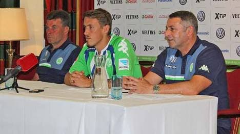 Max Kruse wird beim VfL Wolfsburg vorgestellt